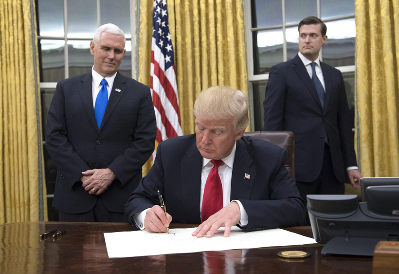 Trump firmó orden ejecutiva para 