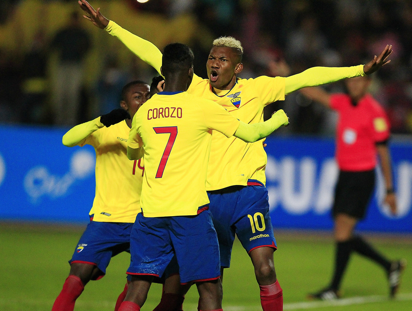 Ecuador remontó sobre Colombia en un vibrante partido por el Sudamericano Sub 20