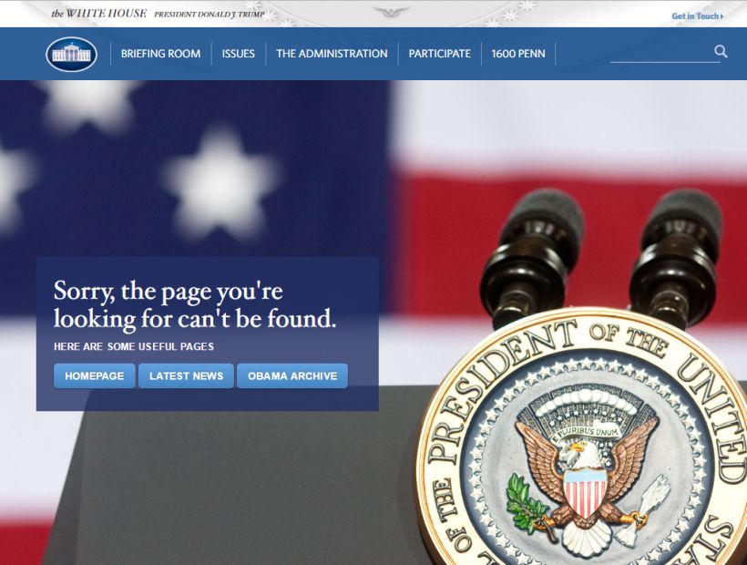 EE.UU: la Casa Blanca ya no tiene página web en español