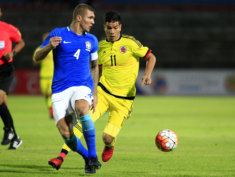 Colombia derrotó a Brasil y dejó a Chile como colista del grupo A del Sudamericano Sub 20