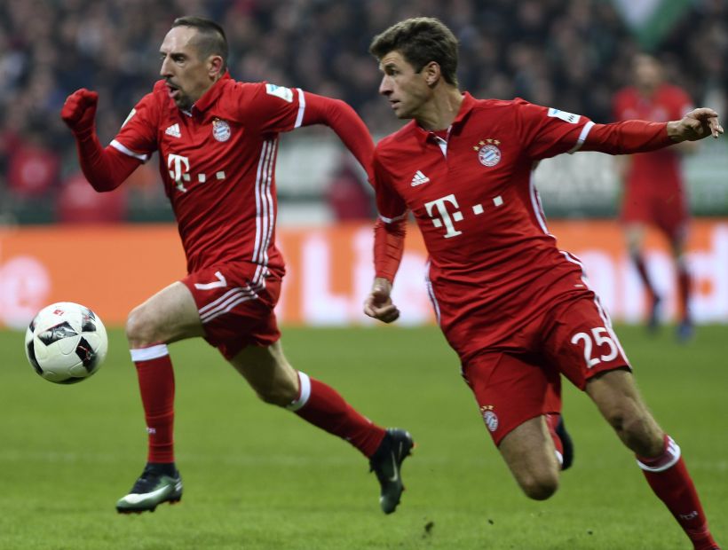 El Bayern Munich derrotó por 2-1 al Werder Bremen sin Vidal y sigue de líder