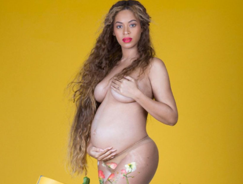 Beyoncé se desnudó y presumió su embarazo