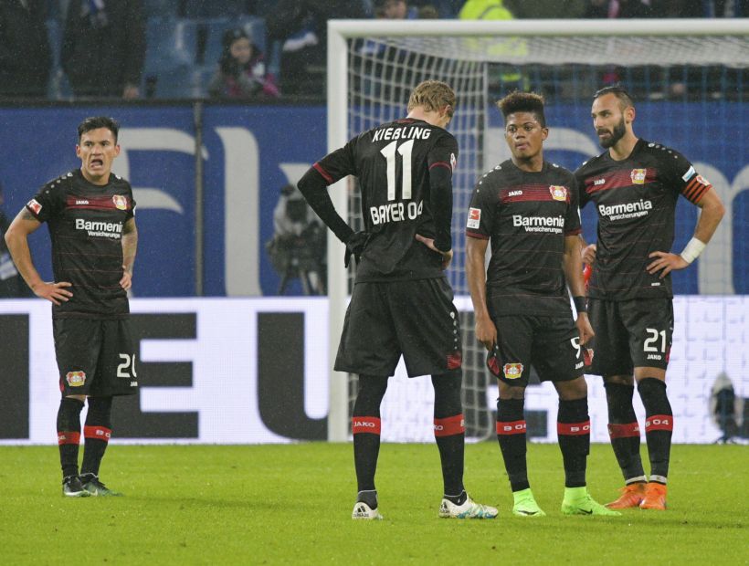 El Leverkusen con Charles Aránguiz cayó por 1-0 ante el Hamburgo