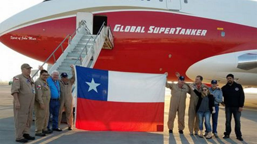 SuperTanker deja Chile tras 20 días combatiendo incendios