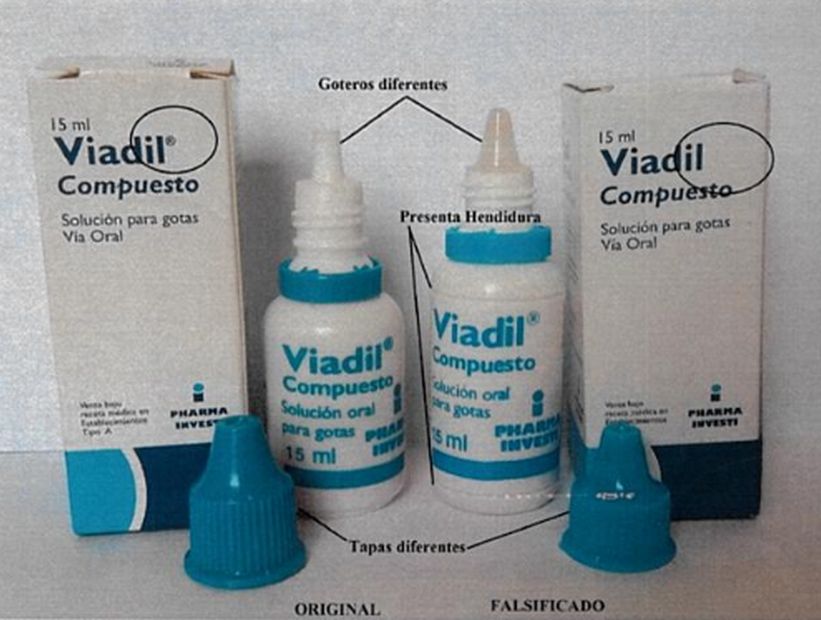 ISP alertó falsificación del medicamento Viadil