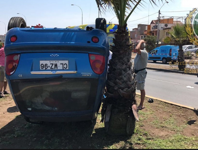 Un Lesionado Dej El Volcamiento De Un Veh Culo En El Sector Norte De