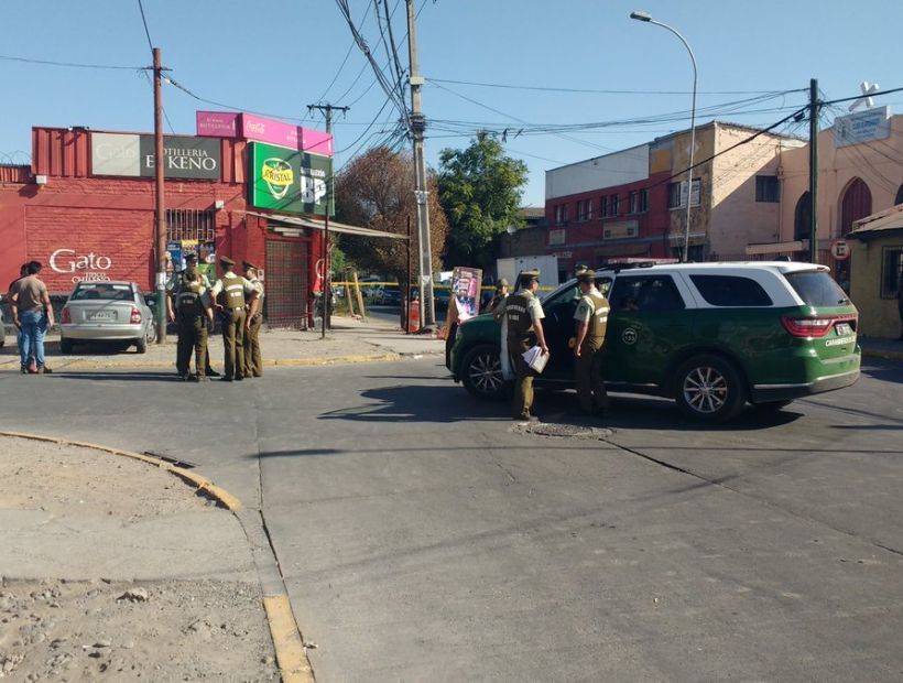 Carabinero que había terminado su turno fue baleado durante un asalto en Lo Prado