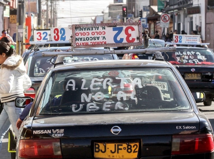 Conductores De Calama Se Oponen A La Llegada De La Aplicaci N Uber