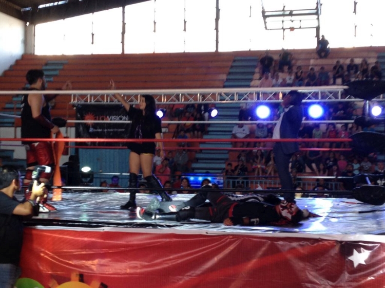 Lucha Libre Calameña. (Foto: Christian Carrasco)
