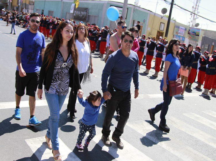 Desfile comunal 2017 fue todo un éxito. (Foto: Juan Riquelme)