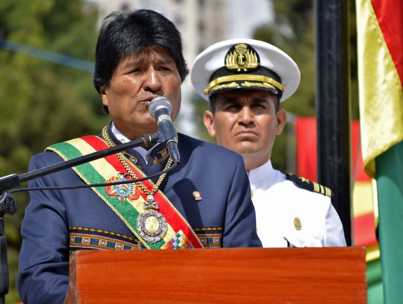 Evo Morales a Chile: 
