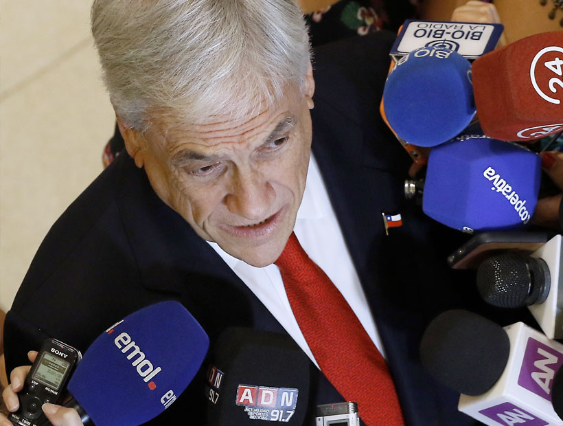 Piñera acusó "instrumentalización política" de la fiscalía por indagatorias sobre Bancard