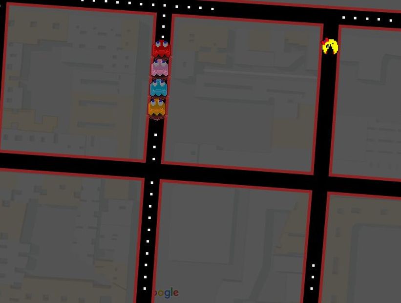 Mira cómo puedes jugar Ms. Pac Man en Google Maps