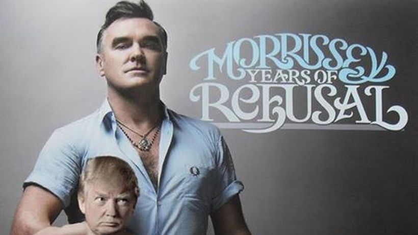 [Video] Morrissey publicó una foto sosteniendo a Donald Trump como un bebé