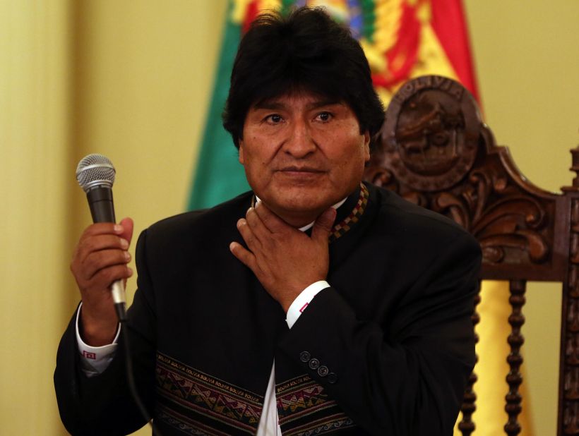 Evo Morales dijo que agresión a Siria y amenazas a Venezuela son por el petróleo
