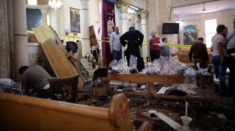 Al menos 28 muertos en dos atentados contra dos iglesias del norte de Egipto