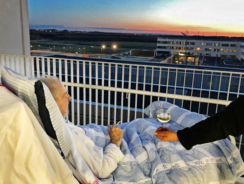 Un hospital de Dinamarca cumplió el último deseo de este paciente horas antes de morir