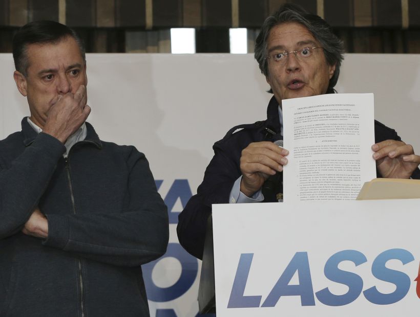 Ecuador: candidato opositor calificó la segunda vuelta como 
