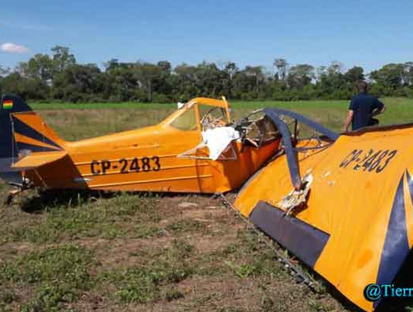 Murió un piloto al estrellarse una avioneta en Bolivia