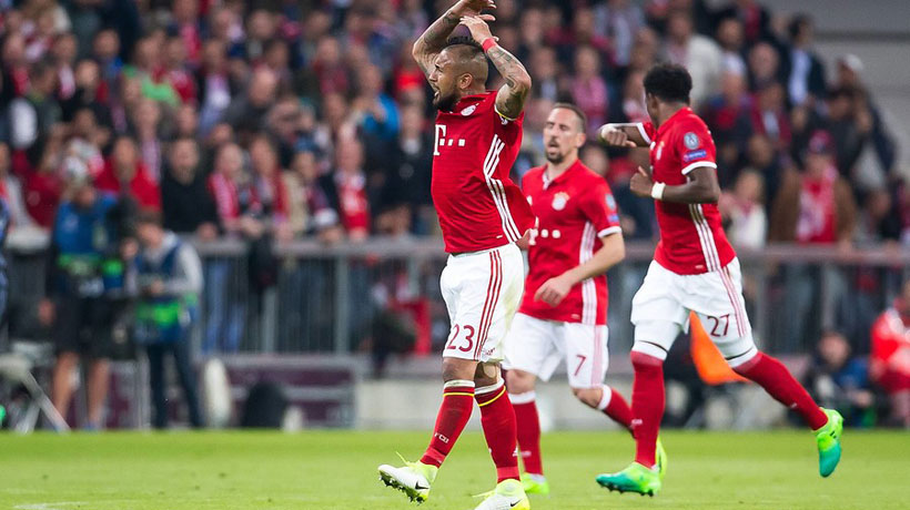 Champions: Vidal y el Bayern Munich buscan revertir la llave ante el Madrid e instalarse en semifinales