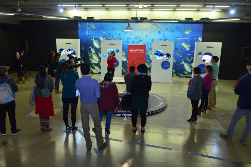 Exposición interactiva por el mes del mar está disponible en metro Quinta Normal