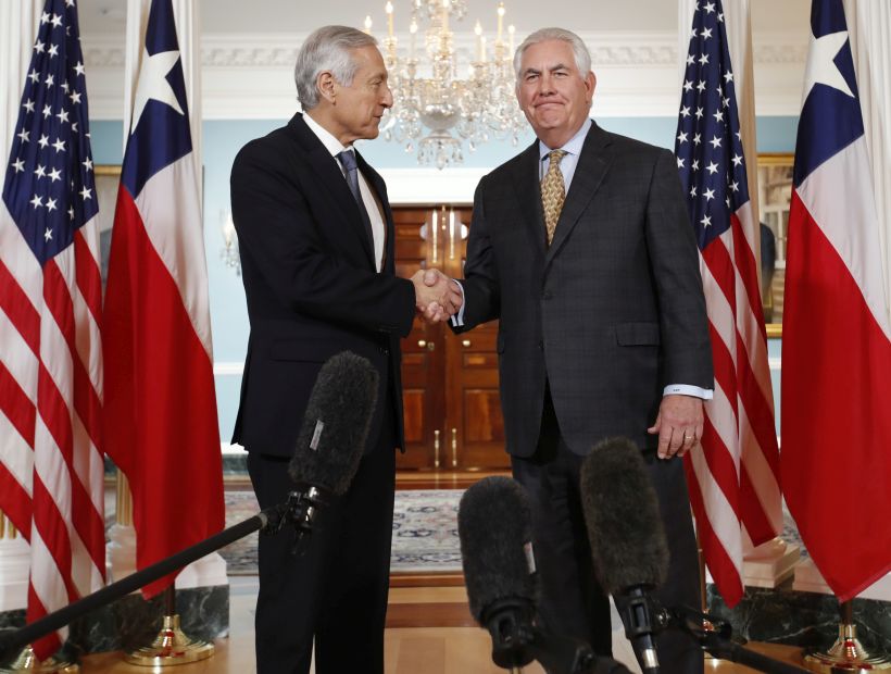 Canciller se reunió con secretario de Estado de EE.UU para abordar temas bilaterales