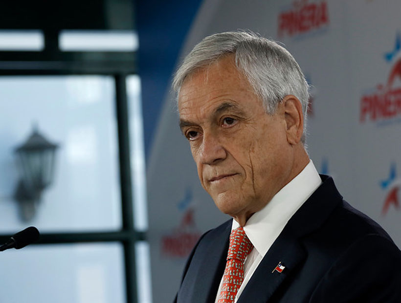 Piñera declaró patrimonio cercano a los US$ 600 millones