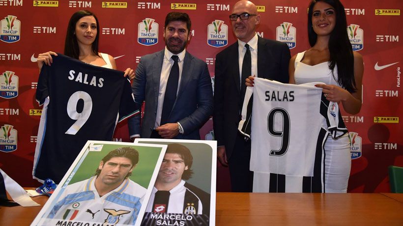 Marcelo Salas oficiará como embajador de la Copa Italia