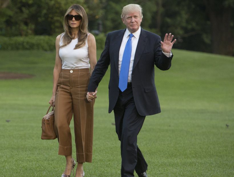 Melania Trump y su hijo Barron se mudaron a la Casa Blanca