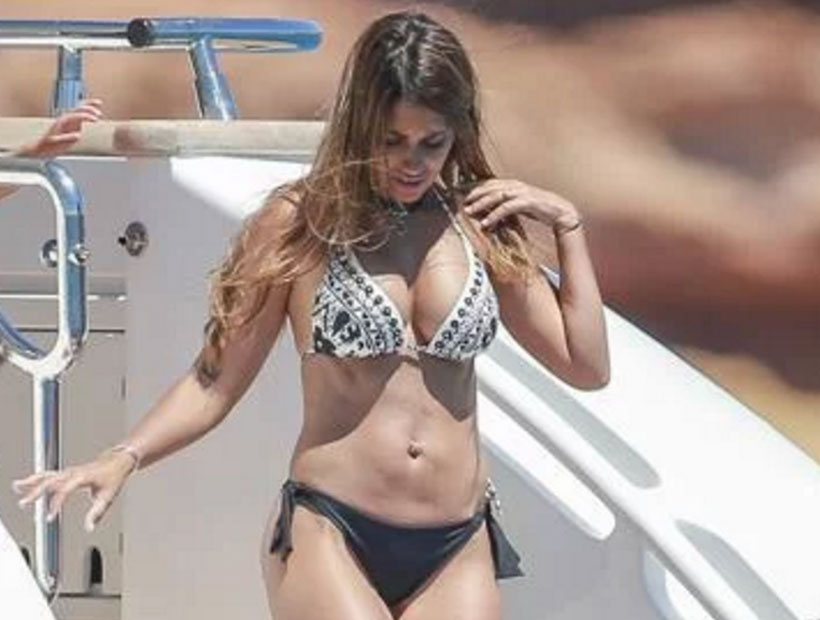 La esposa de Messi presumió de su figura en bikini a días de su matrimonio