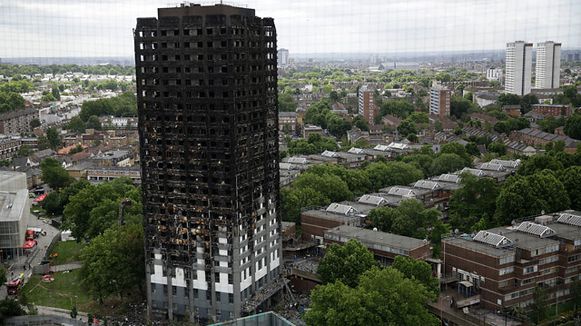 Aumentaron a 30 los muertos en el incendio de la torre Grenfell en Londres