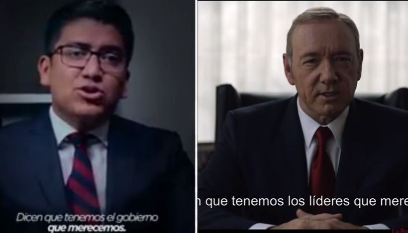 Político mexicano le copió el discurso a Frank Underwood de House of Cards