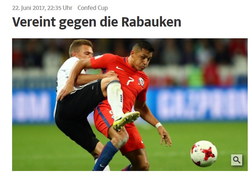 Prensa alemana y el empate: 