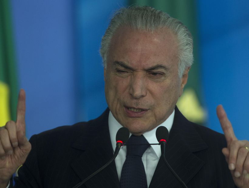 Denunciaron al presidente de Brasil por corrupción ante la Corte Suprema