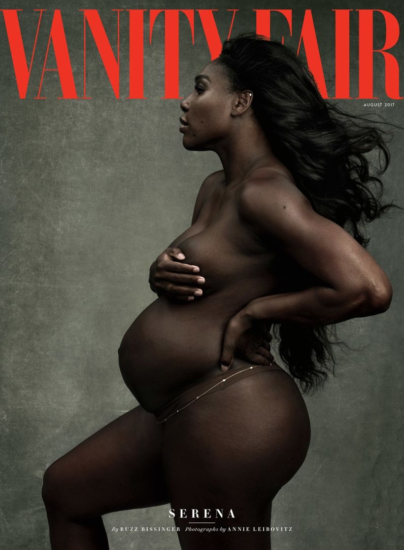 Serena Williams muestra desnuda su embarazo y se defiende de McEnroe