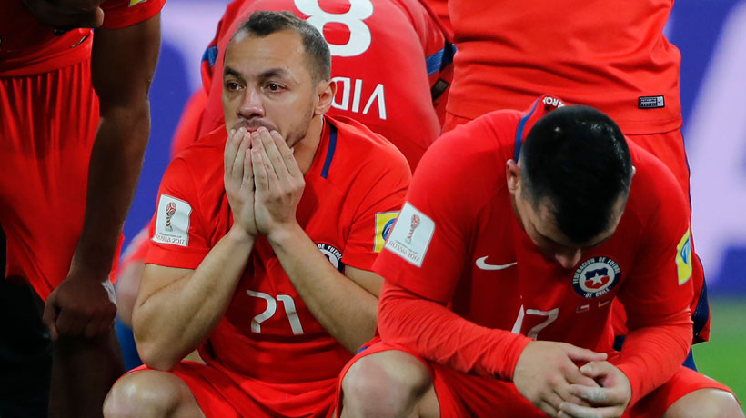 [FOTOS] El amargo llanto de la Roja tras perder la final de la Copa Confederaciones