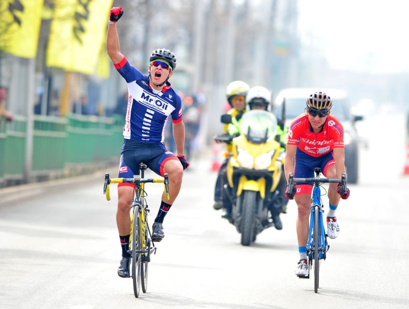 [FOTOS] Alonso Gamero ganó el segundo clasificatorio de la Vuelta Ciclista a Chile 2017