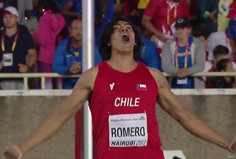 Claudio Romero logra histórico triunfo en Mundial de Atletismo Sub 18