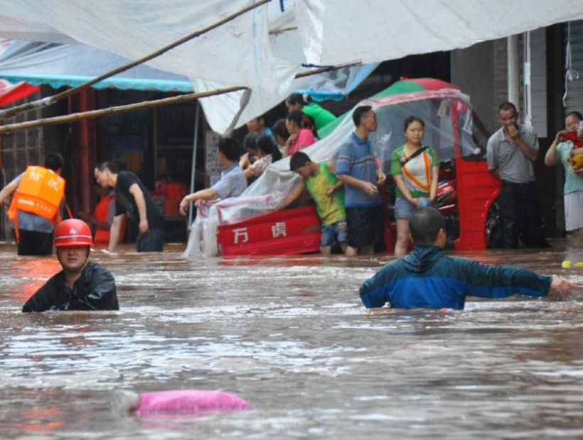 Las inundaciones han dejado 18 muertos y 18 heridos en el noreste de China