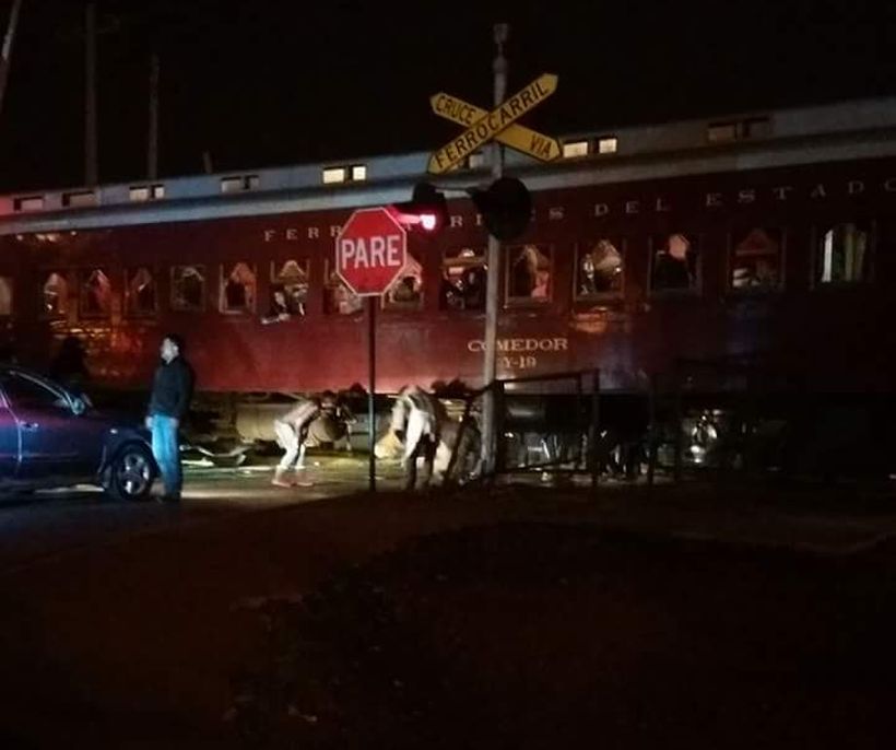Una mujer herida en accidente entre el Tren del Recuerdo y un auto en Maipú