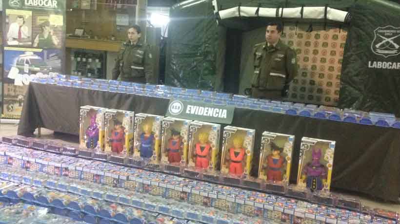Carabineros incautó más de 5 mil juguetes falsificados en Santiago