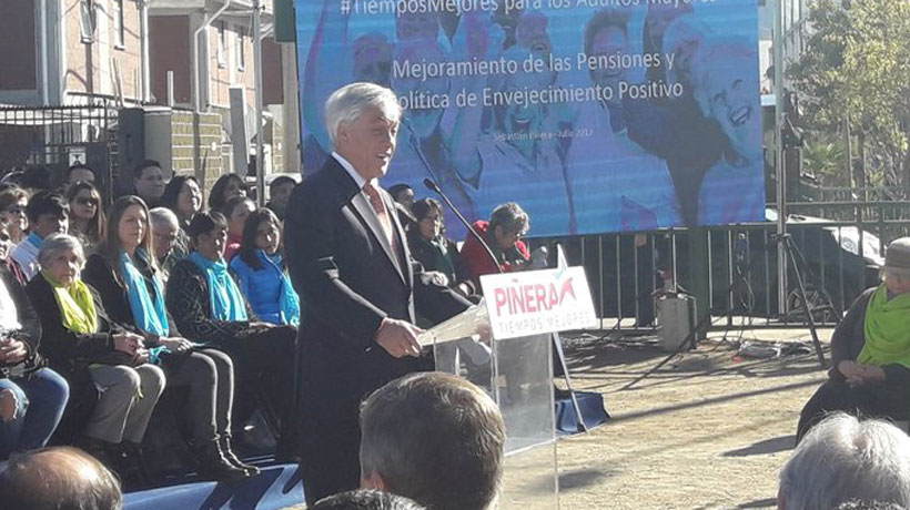 Piñera propuso cotización adicional de 4%, aumento al pilar solidario y premio a quienes posterguen jubilación