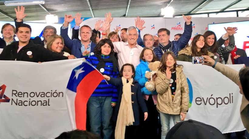 [VIDEO] Evópoli se unió oficialmente al comando de Sebastián Piñera