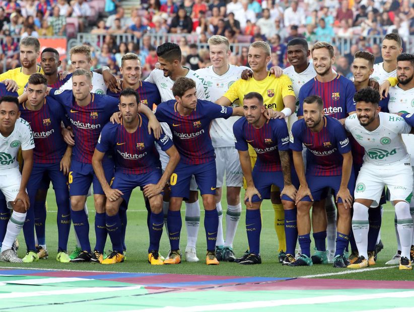 Emotiva goleada del FC Barcelona al Chapecoense por el Trofeo Joan Gamper