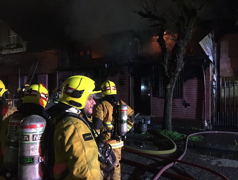 Un Voraz Incendio Destruyó Una Casa En Concepción 1951