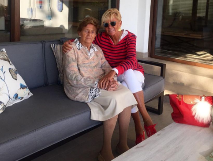 Raquel Argandoña celebró los 90 años de su mamá