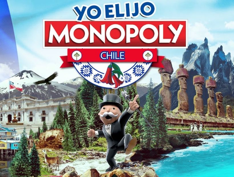 Abrieron las votaciones para elegir los 22 lugares que estarán en el nuevo Monopoly Chile