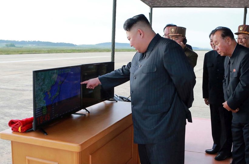Kim Jong-un y el lanzamiento del misil: 