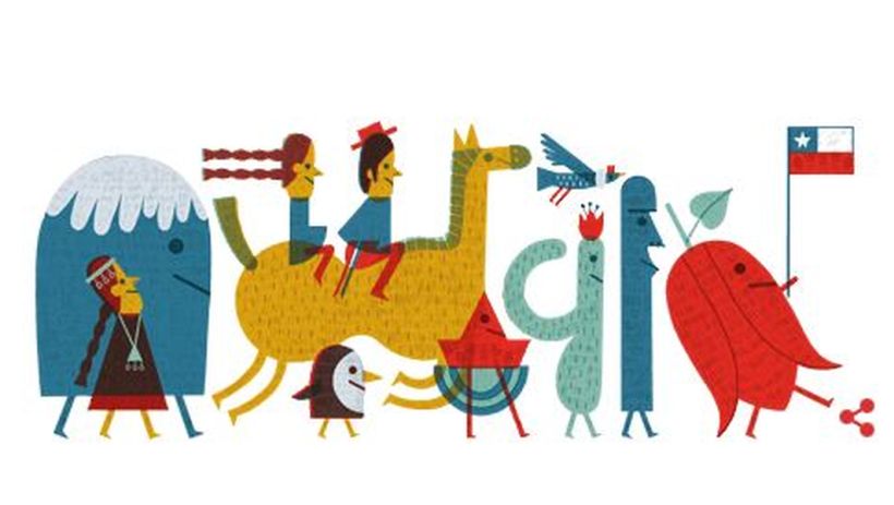 El doodle chileno con el que Google celebró las Fiestas Patrias