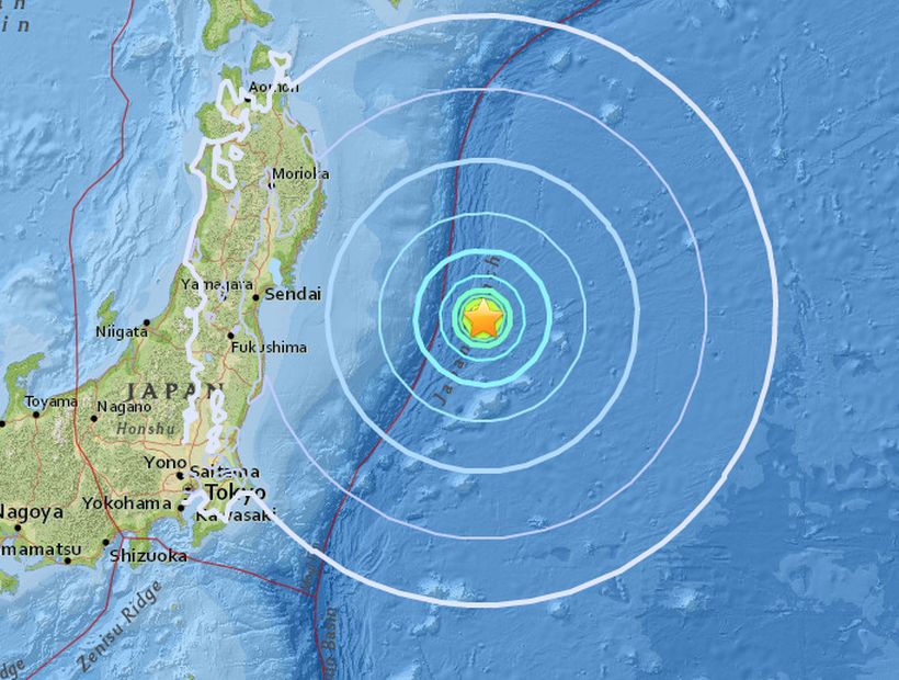Temblor de magnitud 6,1 golpea las costas de Japón